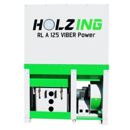 Skaidu nosūcējs HOLZING RLA 125 VIBER Power SAFE, 3000W, 4500 m³/h