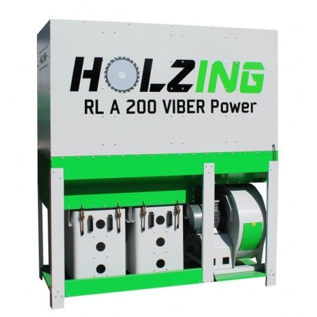 Skaidu nosūcējs HOLZING RLA 200 VIBER Power SAFE, 5500W, 6500 m³/h