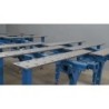 Metināšanas darba galds 2670 x 1600 mm (1500x1600 + 8x kājas)