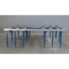 Metināšanas darba galds 2670 x 1600 mm (1500x1600 + 8x kājas)