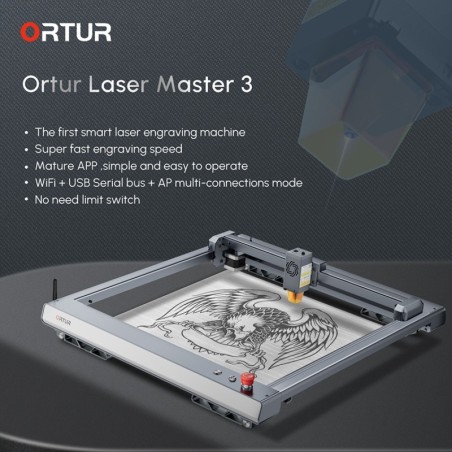 Ortur Laser Master 3 - Lāzergravēšanas un griešanas mašīna - 10W