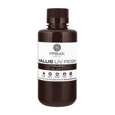PrimaCreator Value Tough UV Resin (ABS Like) - 500 ml - Black