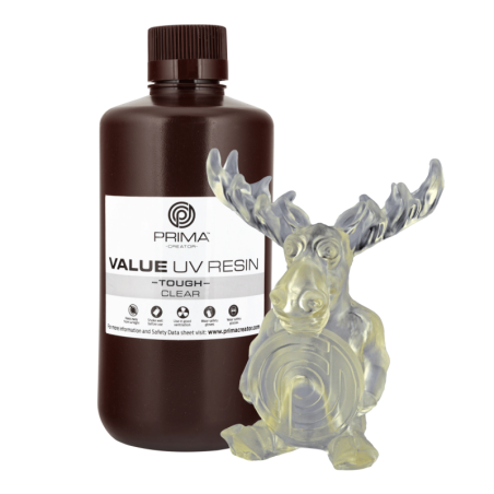 PrimaCreator Value Tough UV Resin (ABS Like) - 1000 ml - Clear