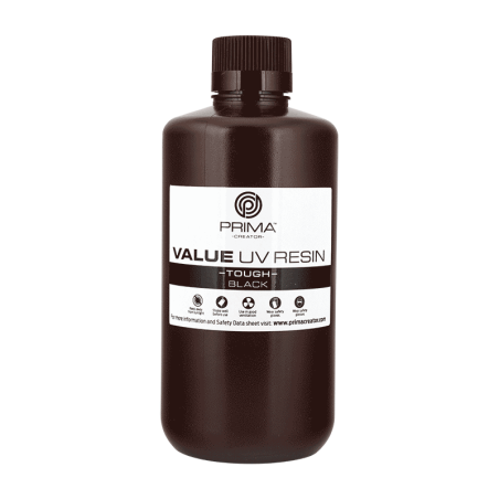 PrimaCreator Value Tough UV Resin (ABS Like) - 1000 ml - Black