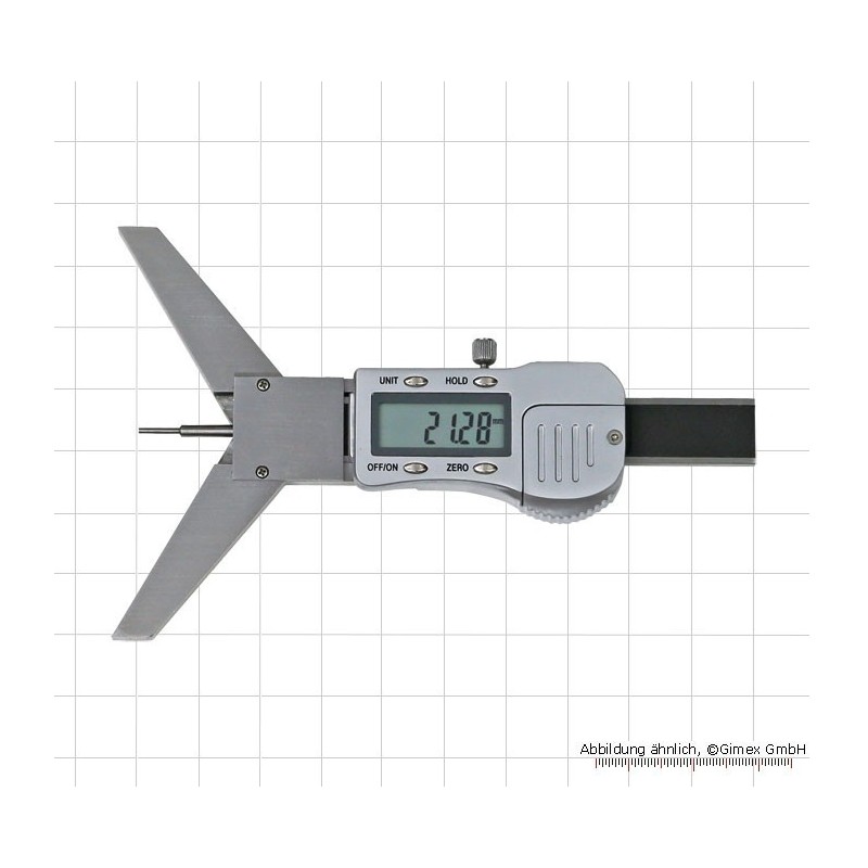 Dziļuma mērītājs, ar pildspalvas galu ø 1,5, 50 mm, 120 ° tilts
