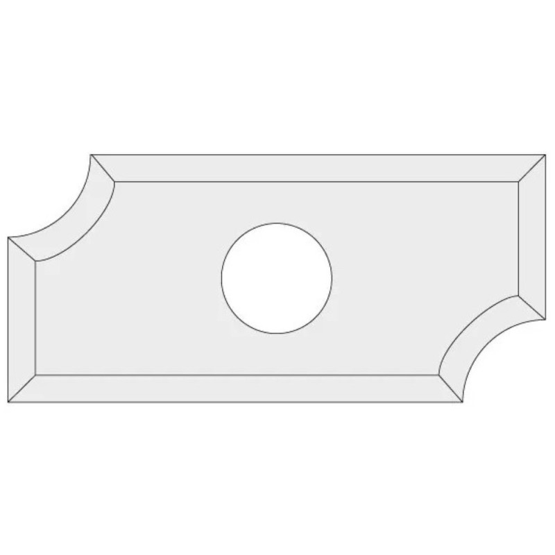 IGM Reverss nazis N031 HWM radius - R2 19,5x9x1,5 Laminated MDF