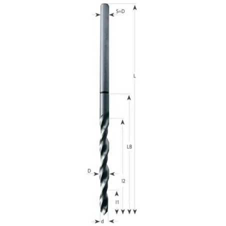 Drill for Hinges - ANUBA 9,5 d3,8 D-S-5,2 L132