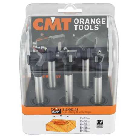 CMT C512 Set of Boring Bits 5pcs - D15-20-25-30-35 HW