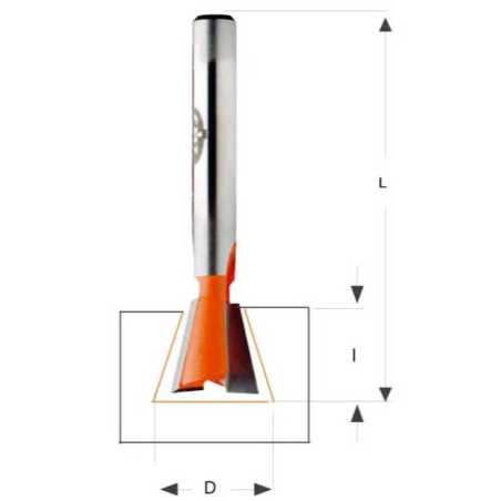 D13,5x19,05 L61,5 7° S-12,7 HW