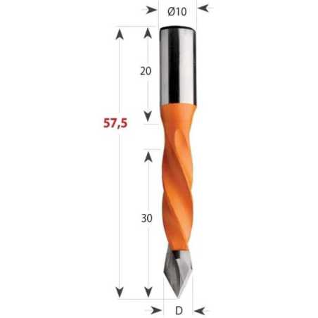 D5x30 S-10x20 L57,5 RH