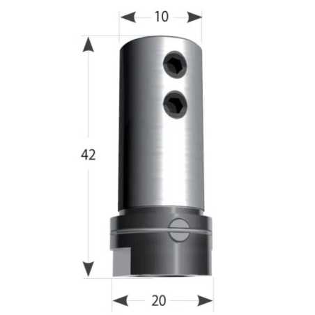 Quick Change Adaptor 360 Weeke for Dowel Drills S10, D20x42 RH-LH