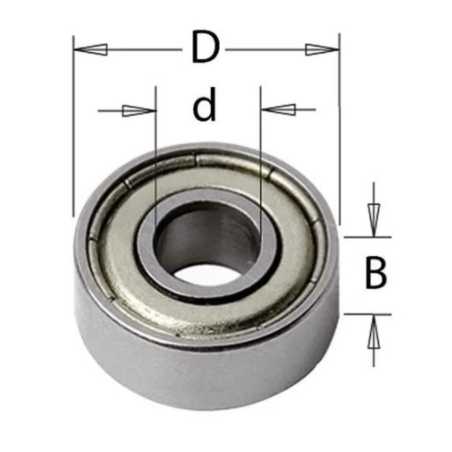 Lodīšu gultnis D62 / d30 mm B16 mm