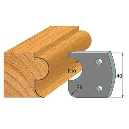 Pretnazis profils №.004-2gab. 40x4 mm SP