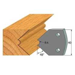 Pretnazis profils №.080-2gab. 40x4 mm SP