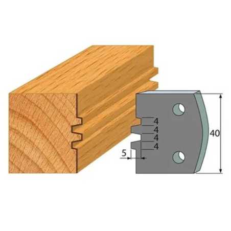 Pretnazis profils №.075-2gab. 40x4 mm SP