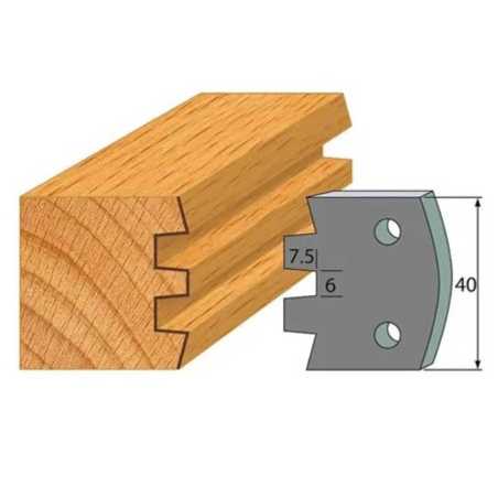 Pretnazis profils №.114-2gab. 40x4 mm SP