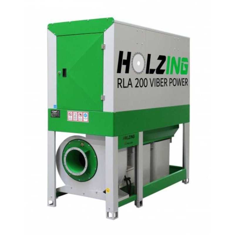 HOLZING RLA 200 VIBER Power SAFE zāģu skaidu nosūcējs 6500 m3h