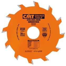 CMT Orange Industrial Grooving Saw Blade - D150x5 d35 Z12 HW